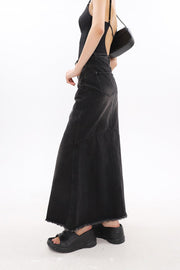 Mia Denim Long Skirt