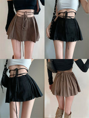 Zipper Strap Skirt