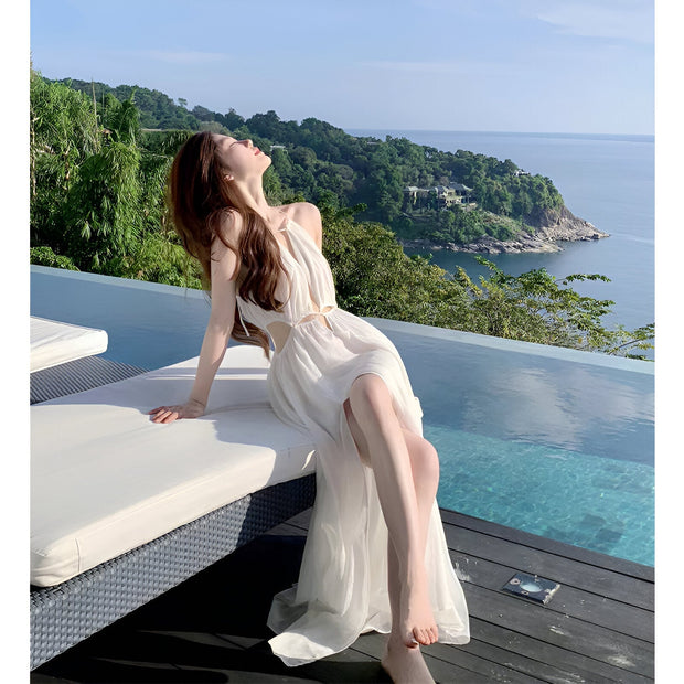White Vacation Dress