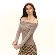 ARISEISM Knit Button Top