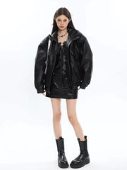 Alix Leather Coat