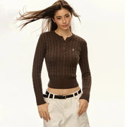 ARISEISM Knit Embroidered Top